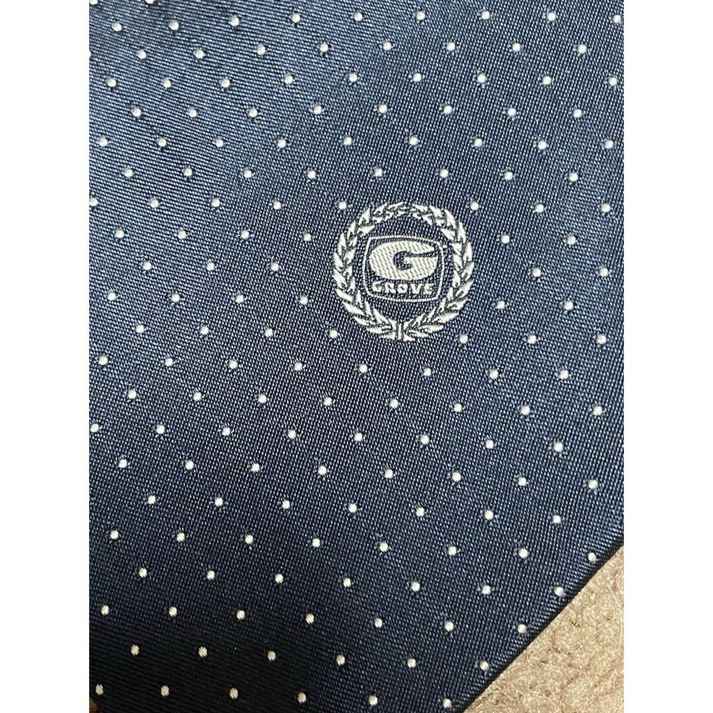 Givenchy Monsieur Rare Grove Worldwide Manufacturing‎ Cranes Blue Tie Silk